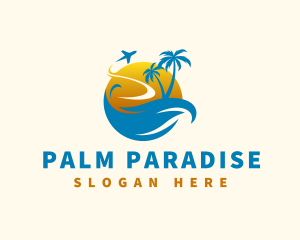 Tropical Summer Travel logo design