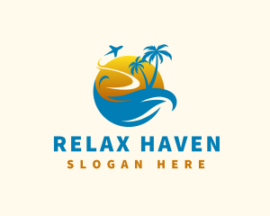 Tropical Summer Travel logo design