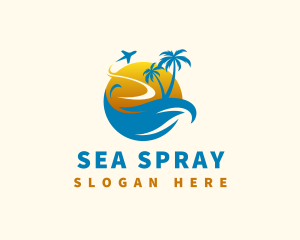 Tropical Summer Travel logo design