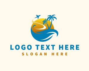 Leisure - Tropical Summer Travel logo design