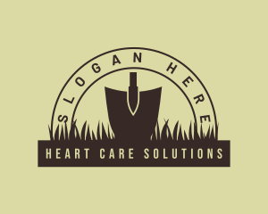 Garden Soil Shovel logo design