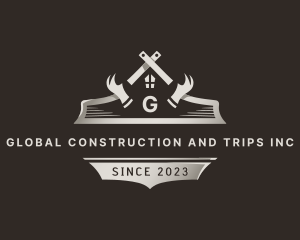 Hammer Builder Construction logo design