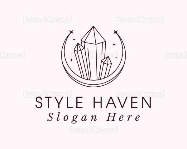 Luxury Crystal Sparkle Logo