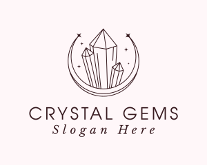 Luxury Crystal Sparkle logo design