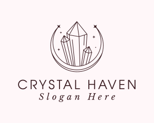 Luxury Crystal Sparkle logo design