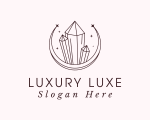 Luxury Crystal Sparkle logo design