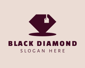 Diamond Tea Bag logo design