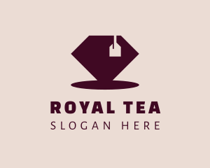 Diamond Tea Bag logo design