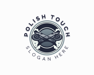 Polish - Detailing Polisher Restoration logo design