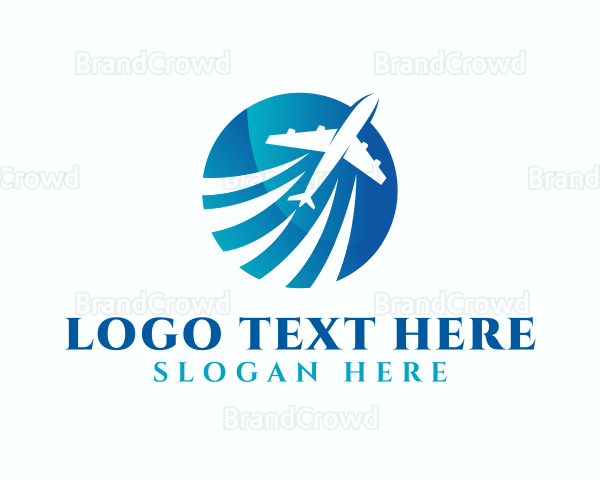 Transport Plane Airline Logo