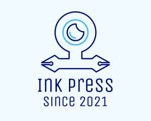 Press - Webcam Pen Nib logo design