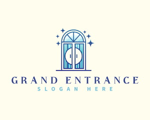 Entrance - Door Entry Realty logo design