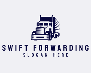 Cargo Truck Forwarding logo design