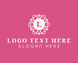 Hexagon - Geometric Floral Hexagon logo design