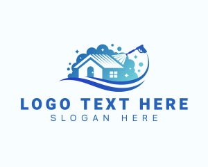 Bubble - Home Cleaning Power Wash logo design