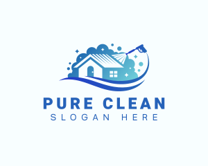 Home Cleaning Power Wash  logo design