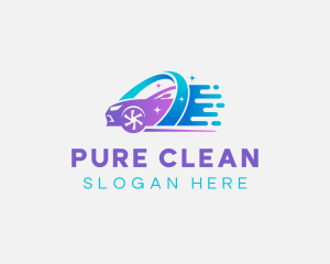 Car Wash Sparkle Cleaning logo design