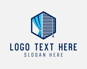 Window Curtain Blinds Logo