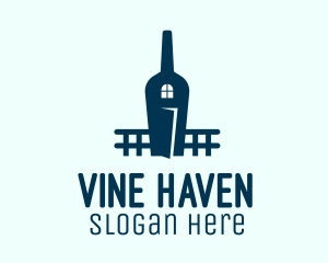 Blue Wine Cellar logo design