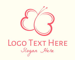 Yoga - Butterfly Cosmetics Skin Care logo design