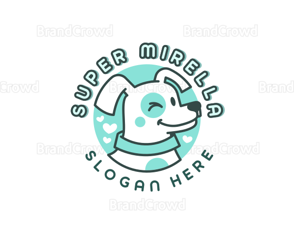 Cute Puppy Dog Logo