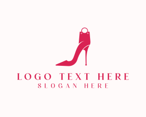 Shopping - Stilettos Fashion Shopping logo design
