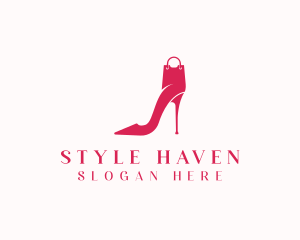 Shop - Stilettos Fashion Shopping logo design