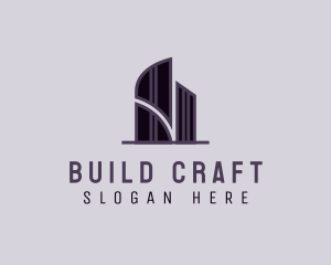 Architect Building Hotel logo design