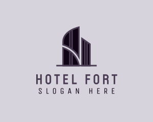 Architect Building Hotel logo design