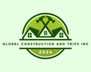 Residential Construction Hammer Logo