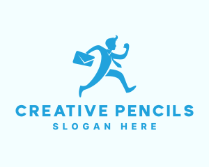 Running Professional Employee  logo design