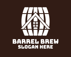 Rustic Barrel Home logo design