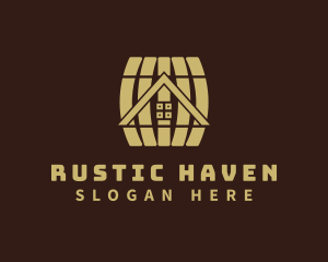 Rustic Barrel Home logo design