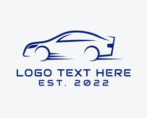Turbo - Fast Racing Car logo design