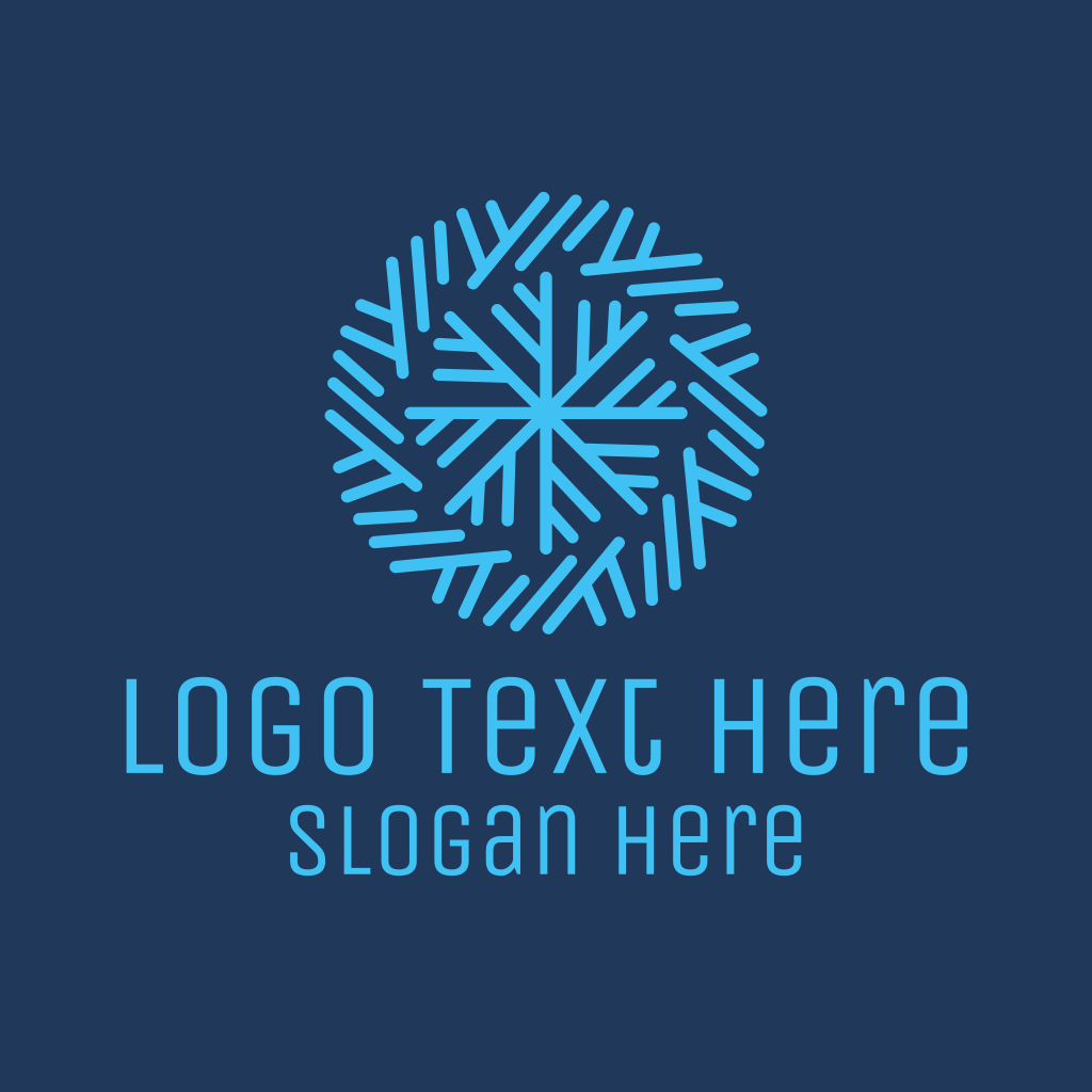 Frozen Snowflake Branch Logo | BrandCrowd Logo Maker