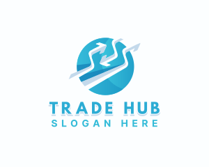 Arrow Trading Logistics logo design