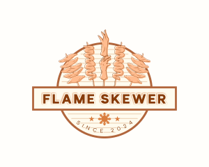 Skewer - Grilled Street Food logo design