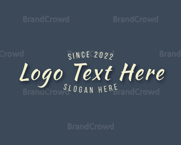 Hipster Business Brand Logo