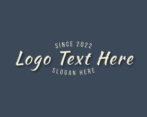 Hipster Business Brand Logo