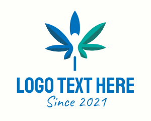 Cannabis Leaf - Leaf Medical Marijuana logo design