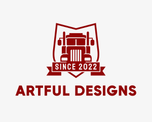 Logistics Truck Transport  logo design