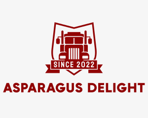 Logistics Truck Transport  logo design