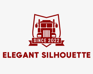 Logistics Truck Transport  logo design