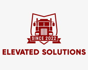 Logistics Truck Transport  logo design