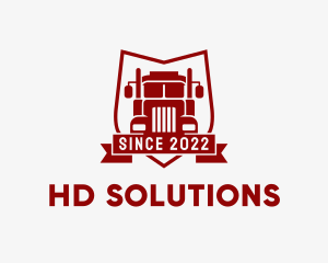 Logistics Truck Transport  logo design