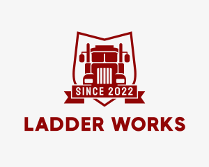 Logistics Truck Transport  logo design