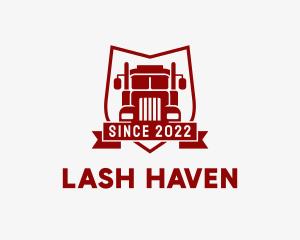 Logistics Truck Transport  logo design