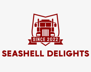 Logistics Truck Transport  logo design