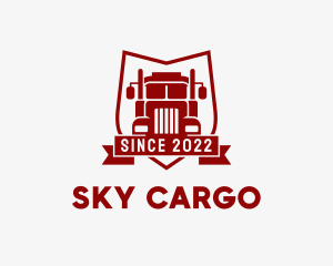 Logistics Truck Transport  logo design