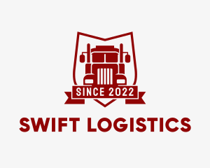 Logistics - Logistics Truck Transport logo design
